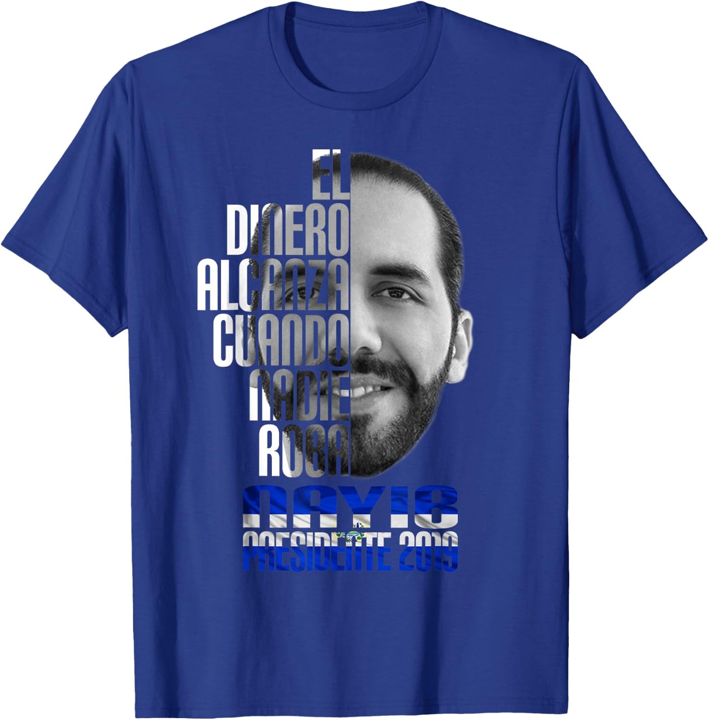 Nayib Bukele President of El Salvador T-Shirt - T-Shirt | Royal
