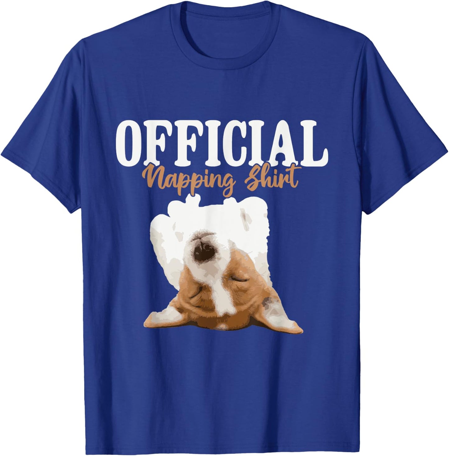 Official Napping Shirt - Jack Russell Terrier Dog Lover T-Shirt - T-Shirt | Royal