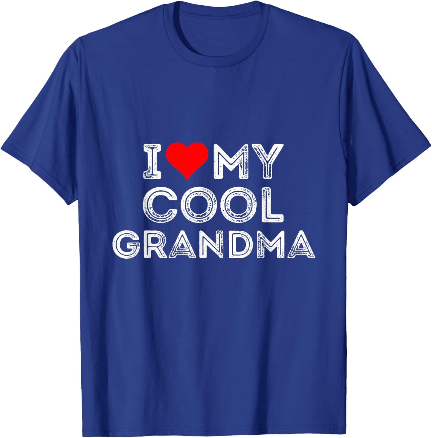I love my cool Grandma Heart T-Shirt - T-Shirt | Royal