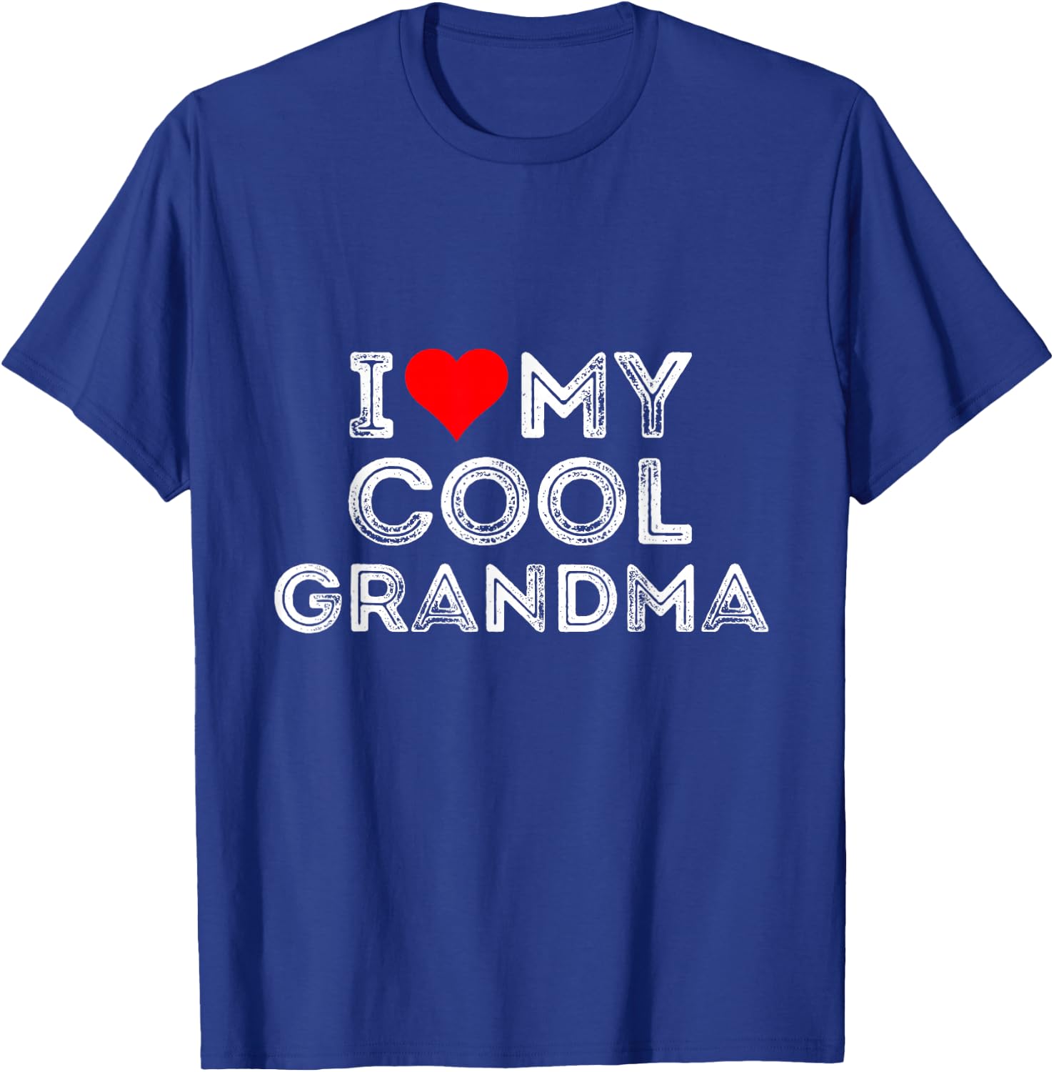 I love my cool Grandma Heart T-Shirt - T-Shirt | Royal