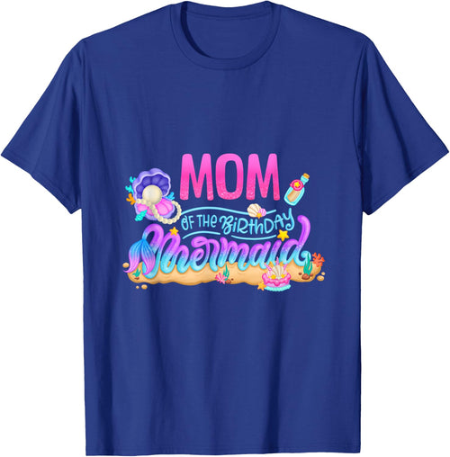 Mom Of The Birthday Mermaid Party Matching Family Mama Women