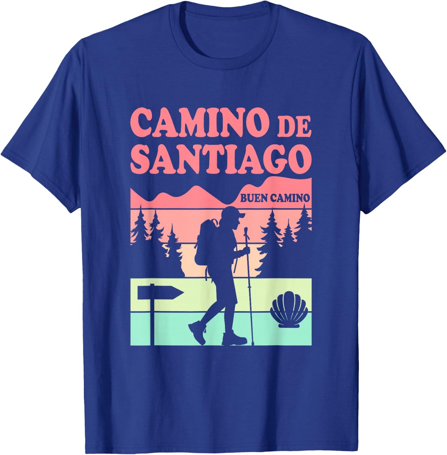 Camino de Santiago T-Shirt - T-Shirt | Royal