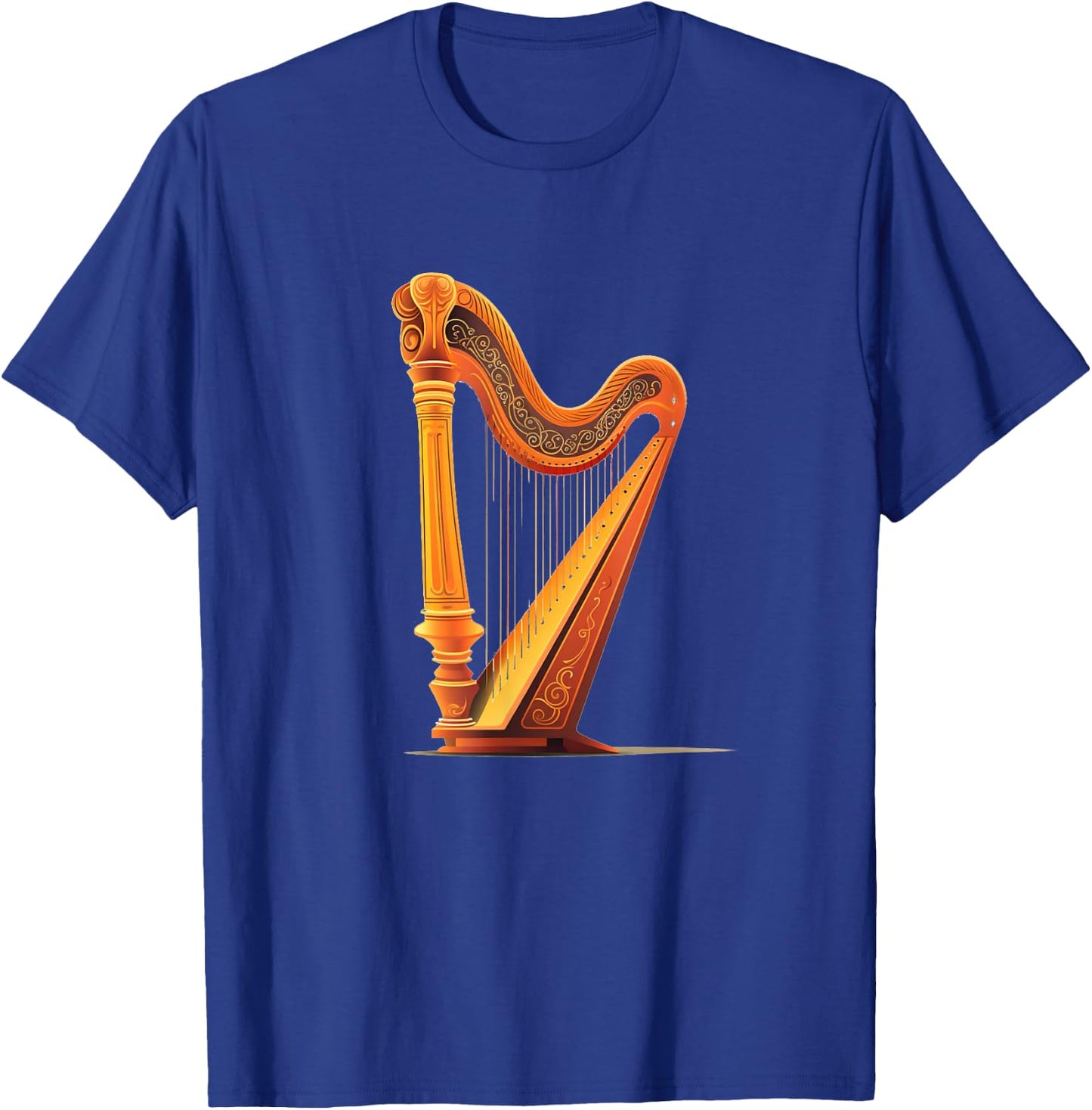 Beautiful Harp Instrument Costume T-Shirt - T-Shirt | Royal