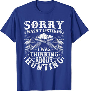 Funny Hunting Lover Graphic and Men Duck Hunters T-Shirt - T-Shirt | Royal