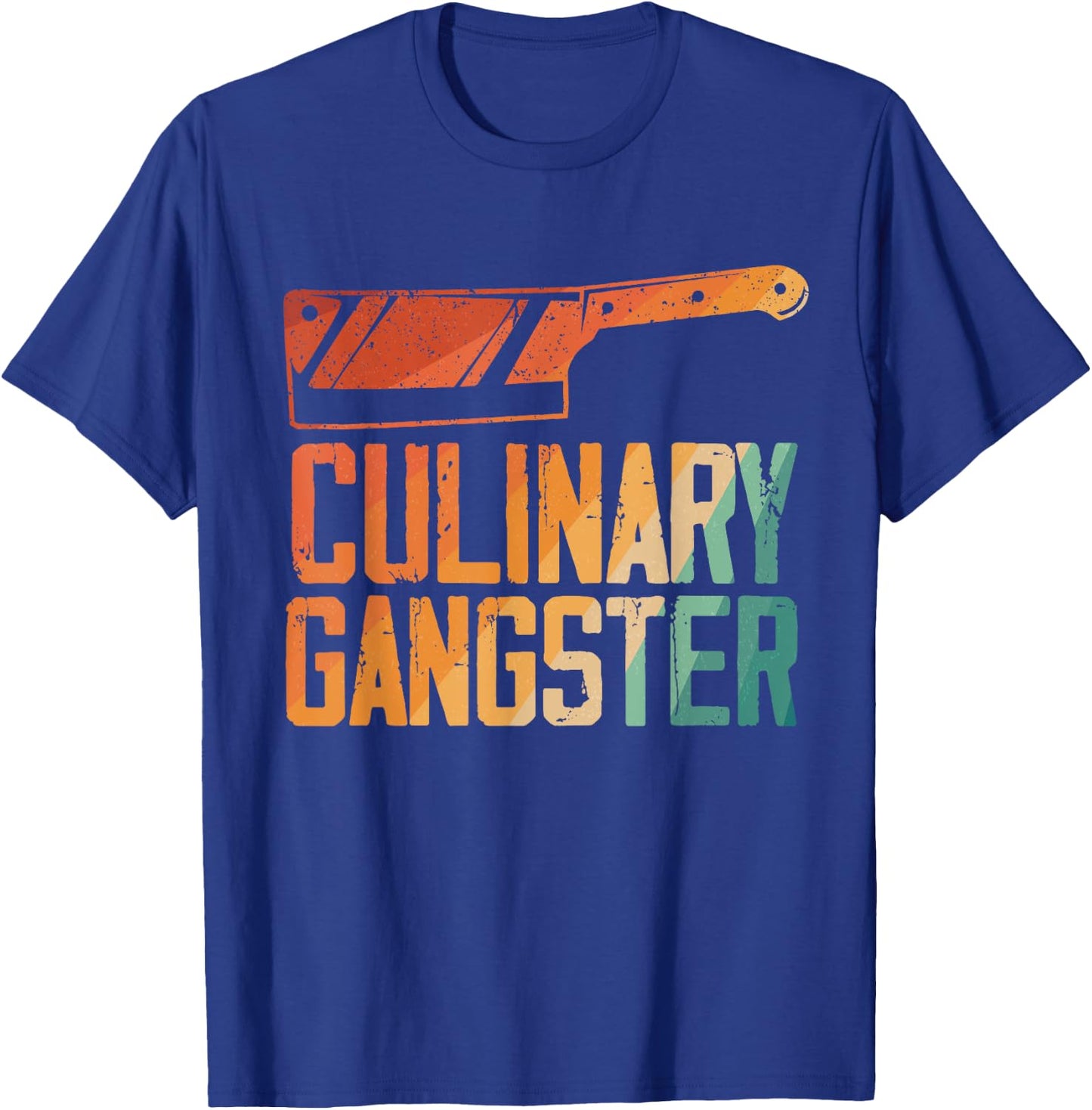 Funny Chef Art Men Women Restaurant Kitchen Food Cooking T-Shirt - T-Shirt | Royal