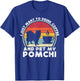 Coffee And Pomchi Women Pom-Chi Dog Mom Dad Funny T-Shirt - T-Shirt | Royal