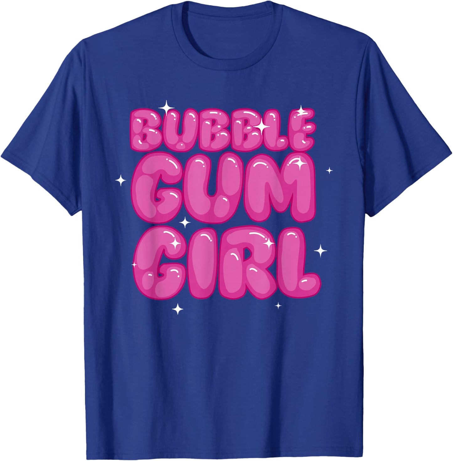 Cute Bubblegum for Girls Kids Bubble Gum Candy Lover T-Shirt - T-Shirt | Royal