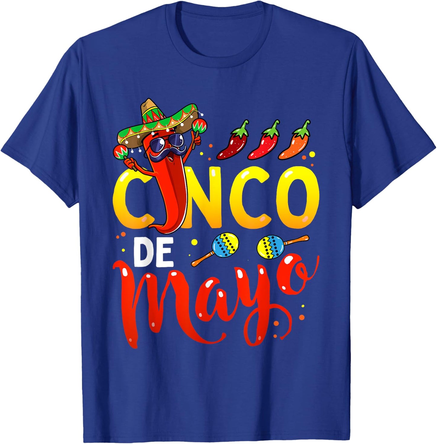 Cinco De Mayo for Kids Mexican Fiesta 5 De Mayo T-Shirt - T-Shirt | Royal