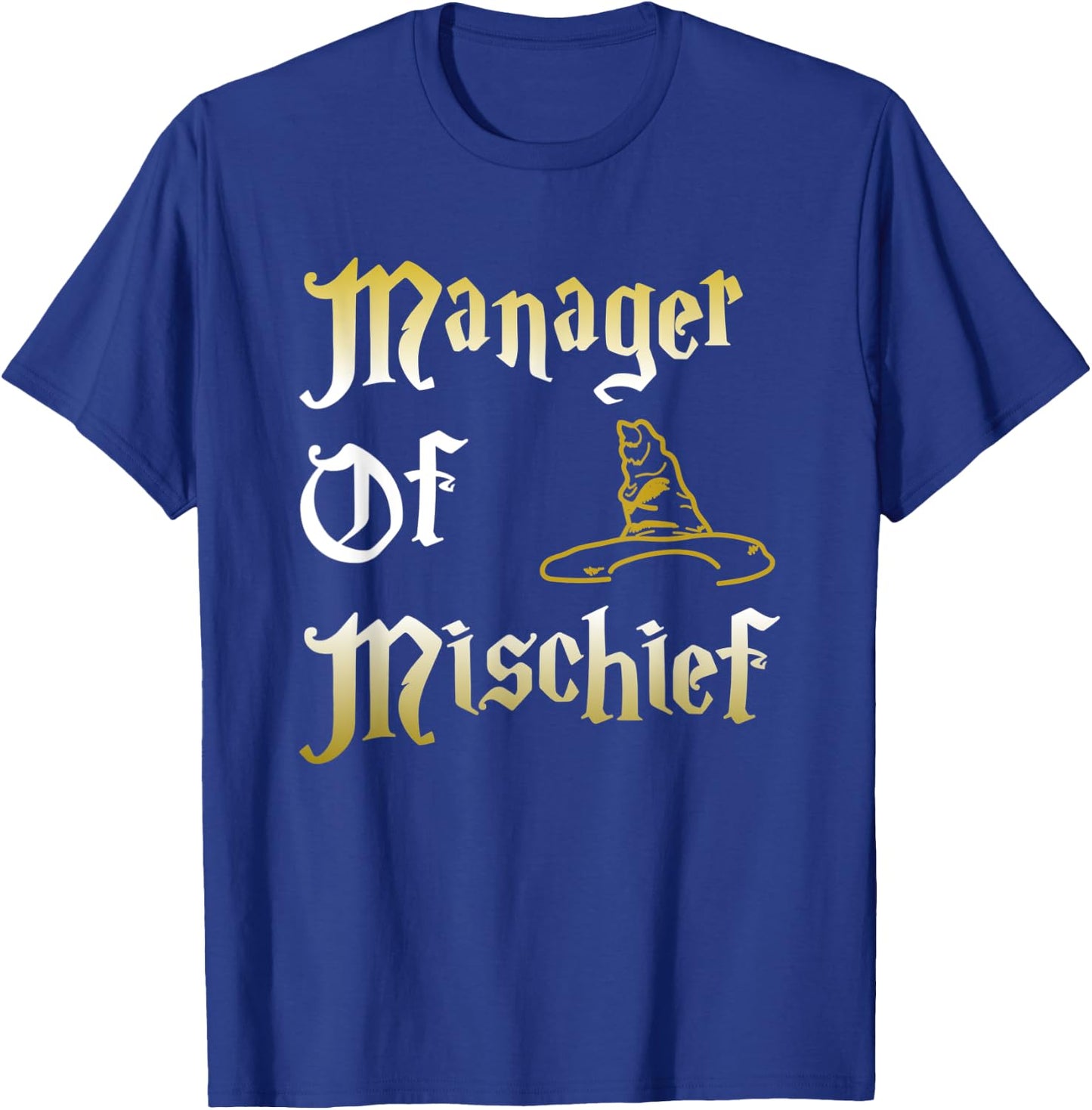 Manager Of Mischief Magical MOM Mischief Manager Mothers Day T-Shirt - T-Shirt | Royal