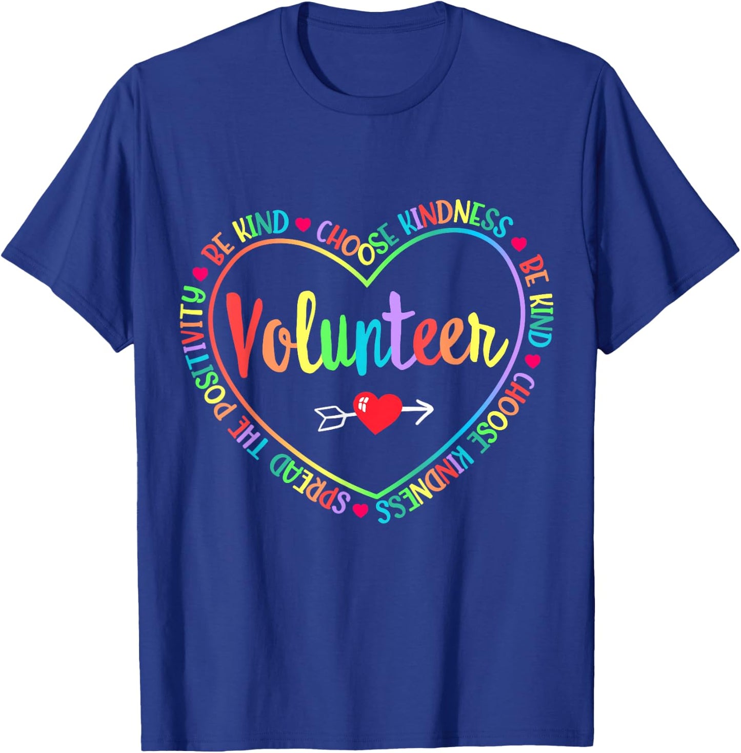 Cute Volunteer Volunteering Staff Uniform Event Church Group T-Shirt - T-Shirt | Royal
