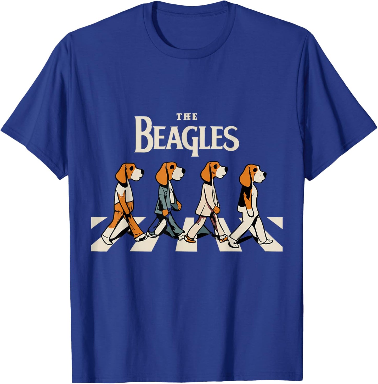 The Beagles Cover Funny Cute Vintage Beagle Dog Lover T-Shirt - T-Shirt | Royal
