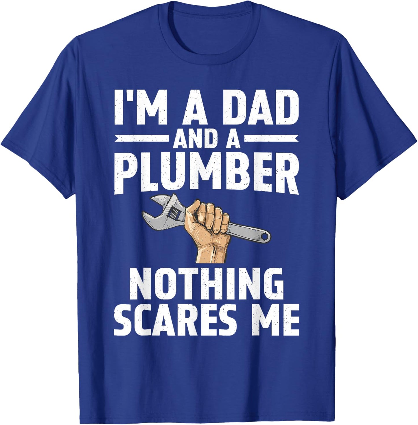Cool Plumber Art Dad Plumbing Gag Pipefitter Plumber T-Shirt - T-Shirt | Royal