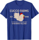 Cucco Farms Attack Cucco At Your Own Risk T-Shirt - T-Shirt | Royal