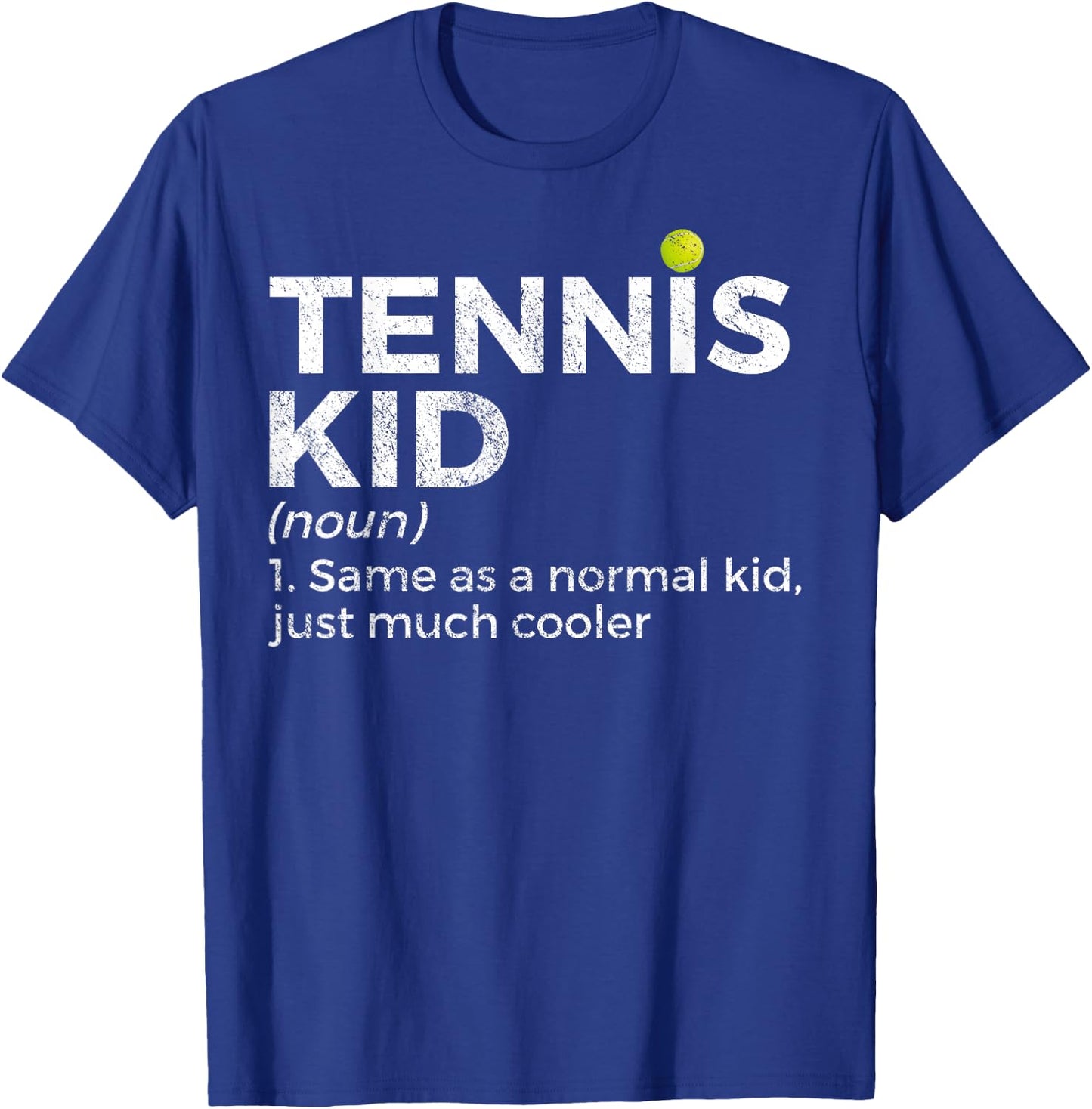 Funny Tennis Kid Definition Tennis Player T-Shirt - T-Shirt | Royal