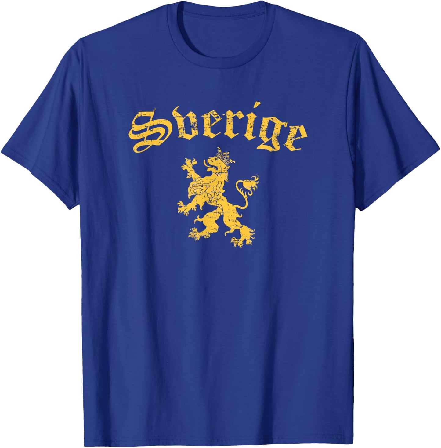 Sverige Sweden Lion Symbol Swedish Pride T-Shirt - T-Shirt | Royal