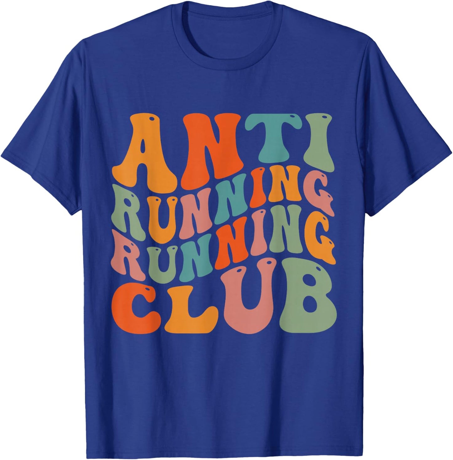 Anti Running Running Club T-Shirt - T-Shirt | Royal