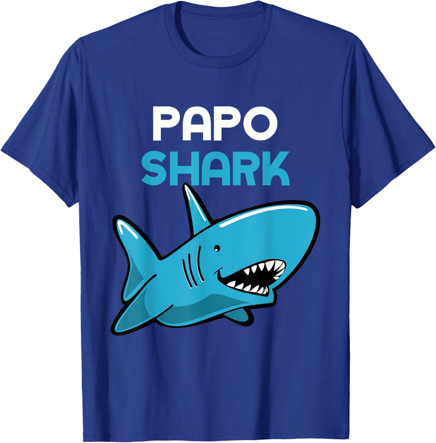 Papo Shark Cool Funny Family T-Shirt - T-Shirt | Royal