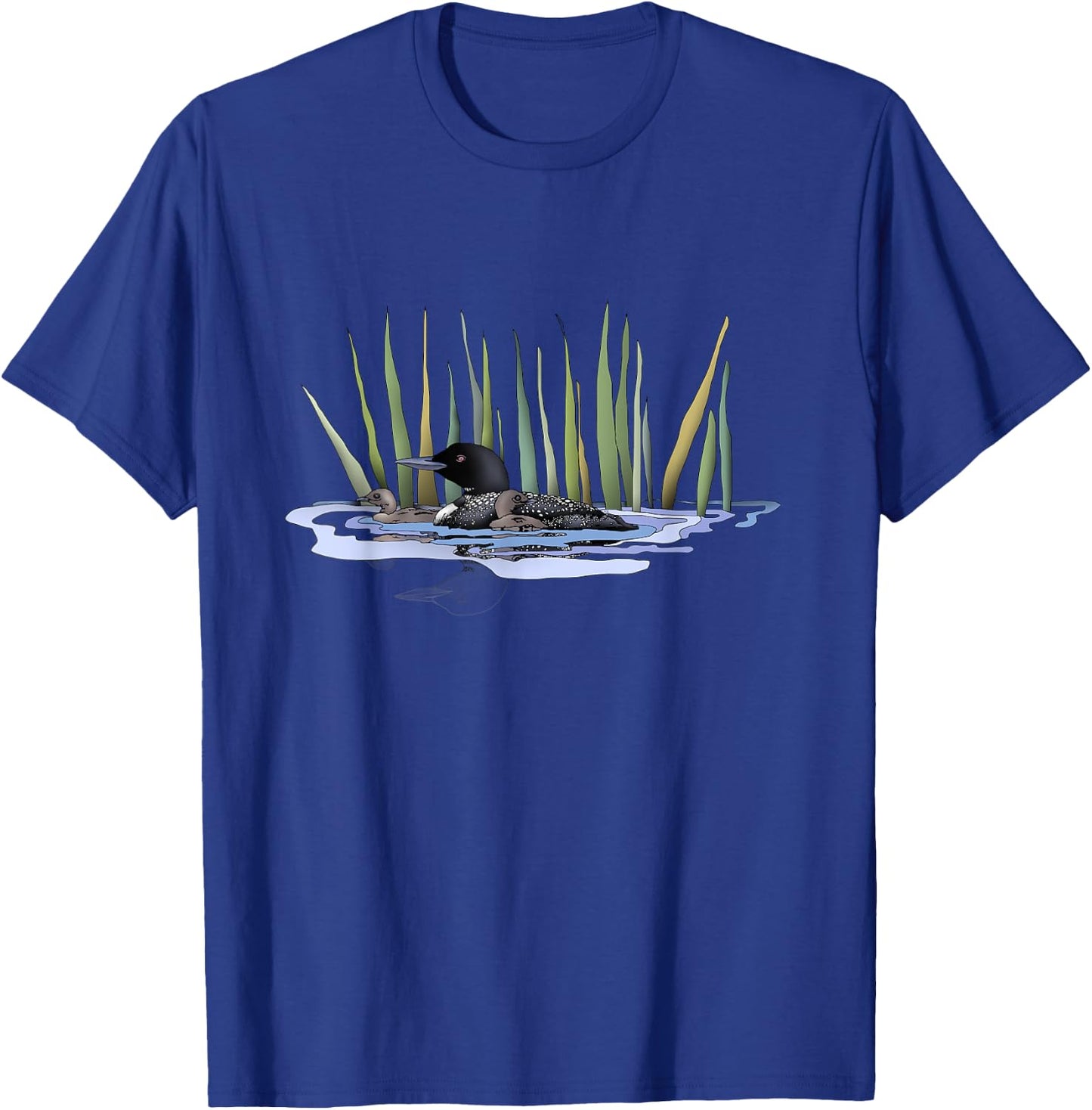 Three Happy Loons T-Shirt - T-Shirt | Royal