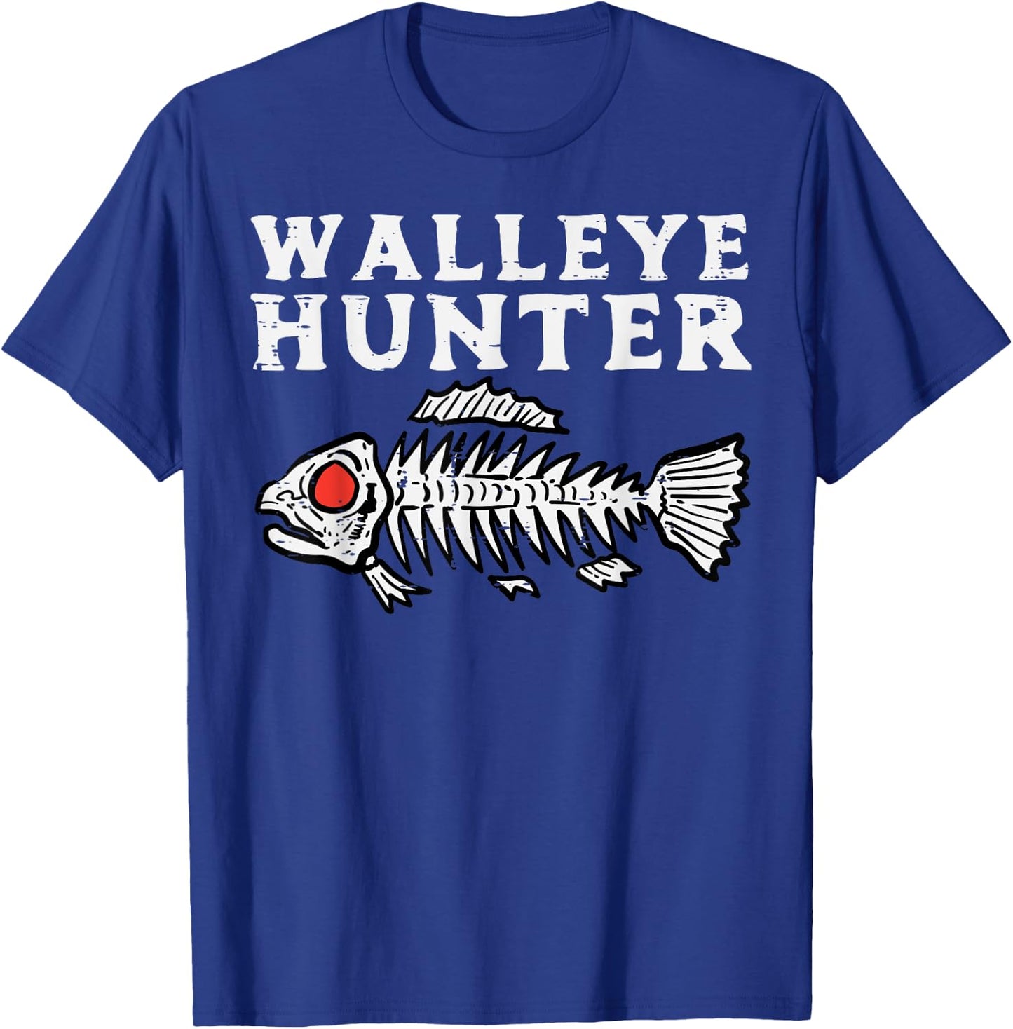 Walleye Hunter Fishing Fish Lover Fisherman Men Women Kids T-Shirt - T-Shirt | Royal