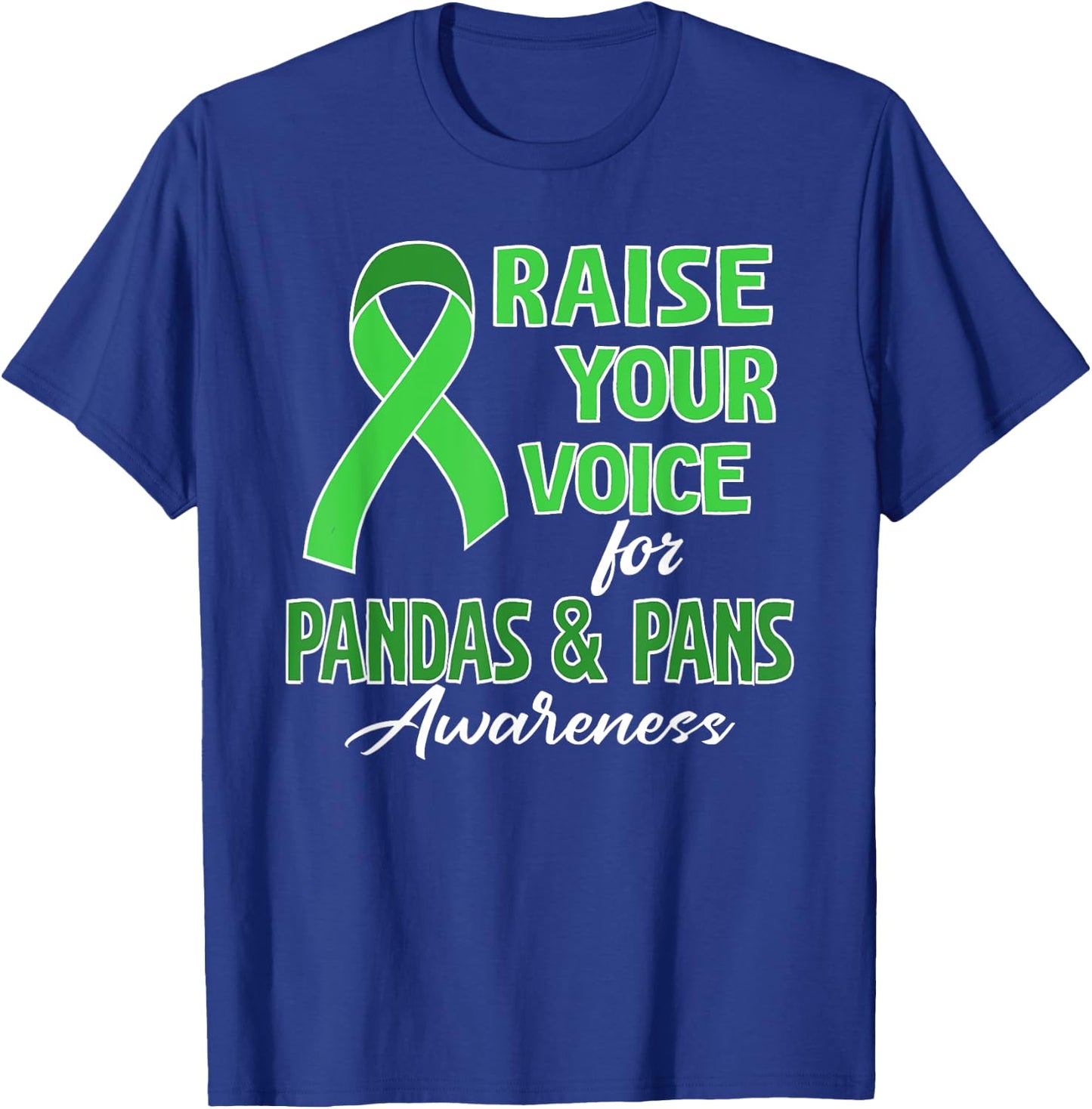 Pandas Pans Awareness T-Shirt - T-Shirt | Royal