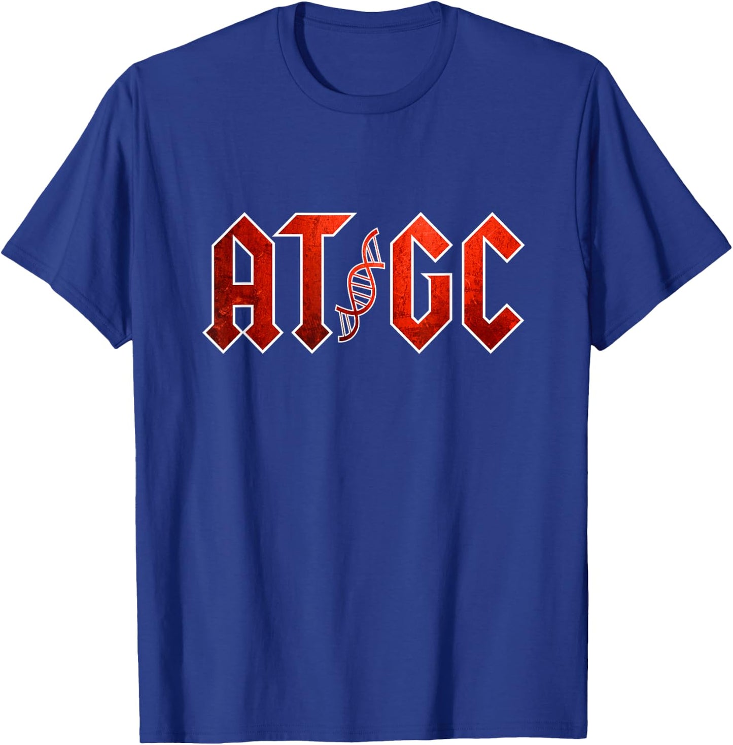 Funny Science Teacher Gift DNA ATGC T Shirt T-Shirt - T-Shirt | Royal