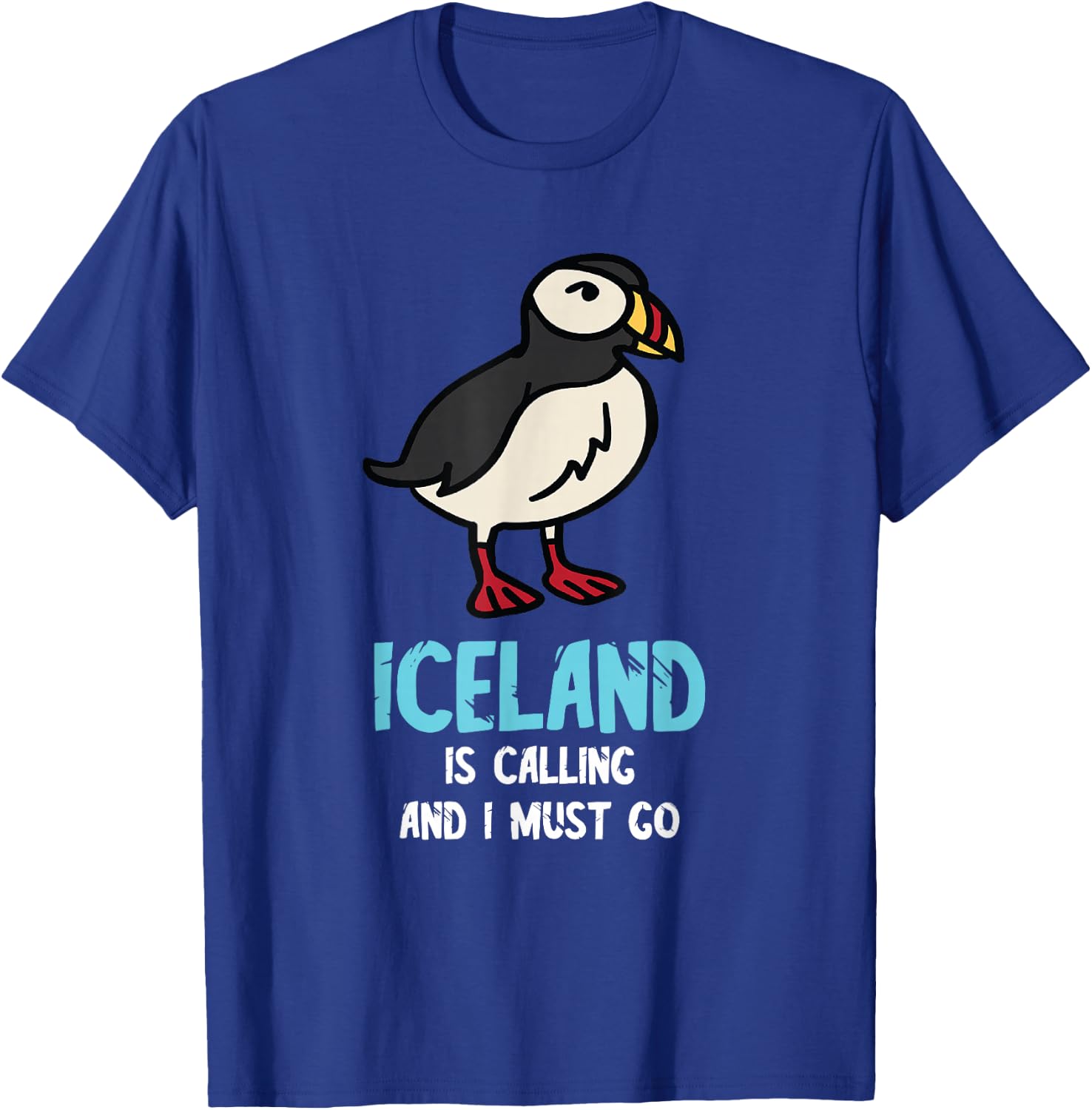 Puffin Bird Lover Iceland Is Calling Seabird Lover Puffin T-Shirt - T-Shirt | Royal