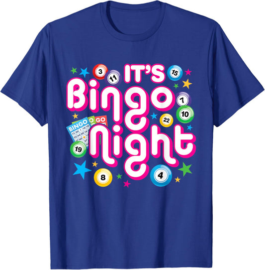 It's Bingo Night Funny Bingo Player Lover T-Shirt - T-Shirt | Royal