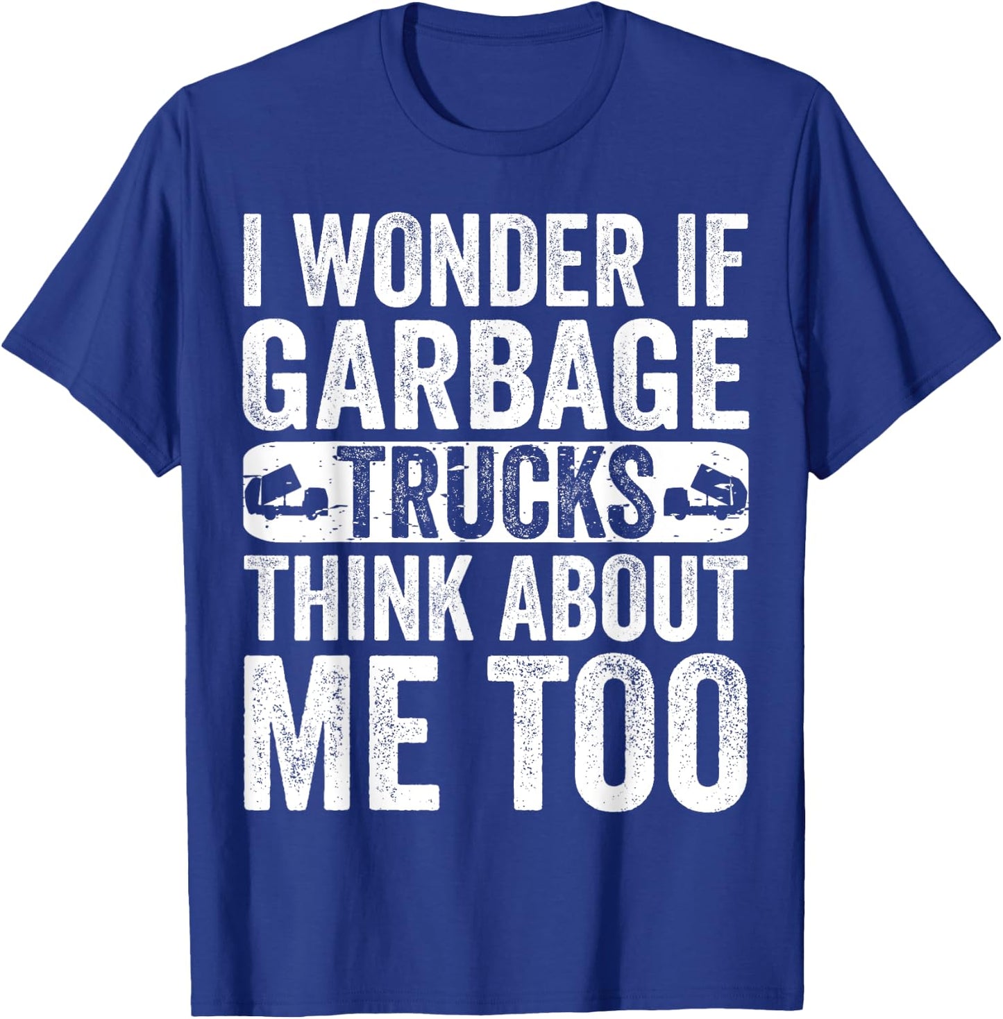 Recycling Garbage Truck Trash Collector Recycle Earth Day T-Shirt - T-Shirt | Royal