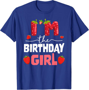 I'm The Berry First Birthday of Girl Sweet Strawberry T-Shirt - T-Shirt | Royal