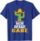 Nacho Average GABE Custom Name Cinco De Mayo Sombrero T-Shirt - T-Shirt | Royal