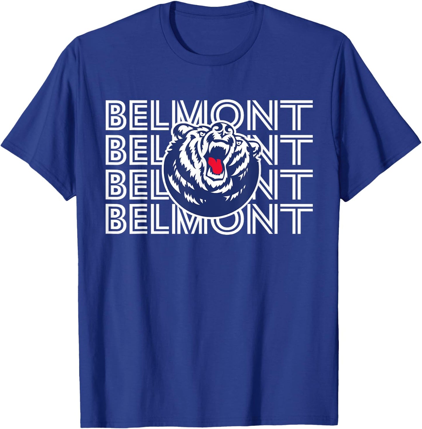 Belmont Bruins | Official NCAA Merch | NCAFBEL01 T-Shirt - T-Shirt | Royal