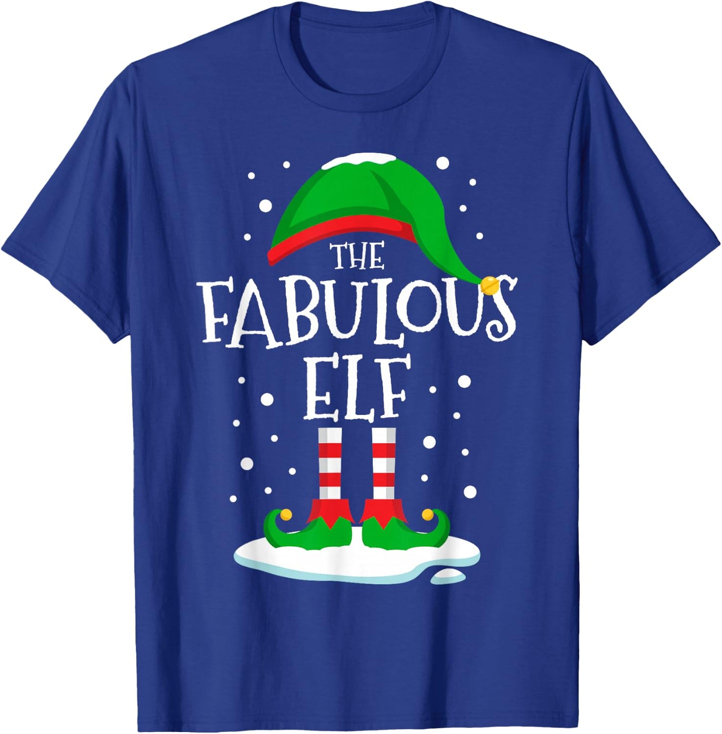 The Fabulous Elf Christmas Family Matching Xmas Group Funny T-Shirt - T-Shirt | Royal