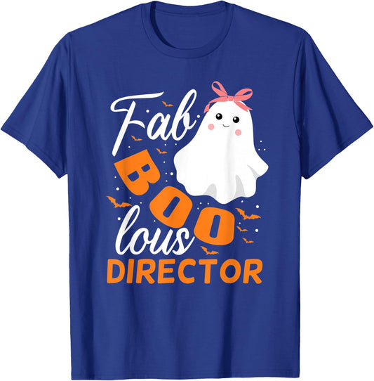 Fabulous Faboolous Director Ghost Halloween T-Shirt - T-Shirt | Royal