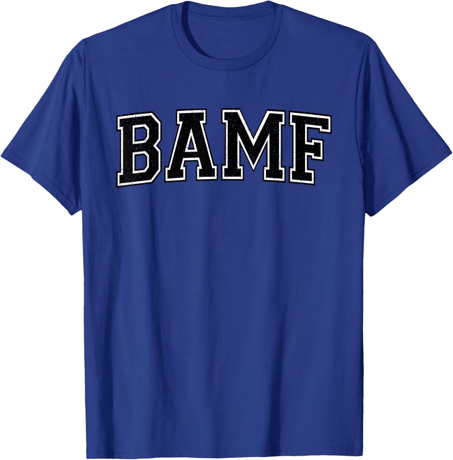 Bamf Varsity Style T-Shirt - T-Shirt | Royal