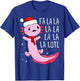 Funny Fa La La Lotl Axolotl Toddler Kids Boys Christmas Xmas T-Shirt - T-Shirt | Royal