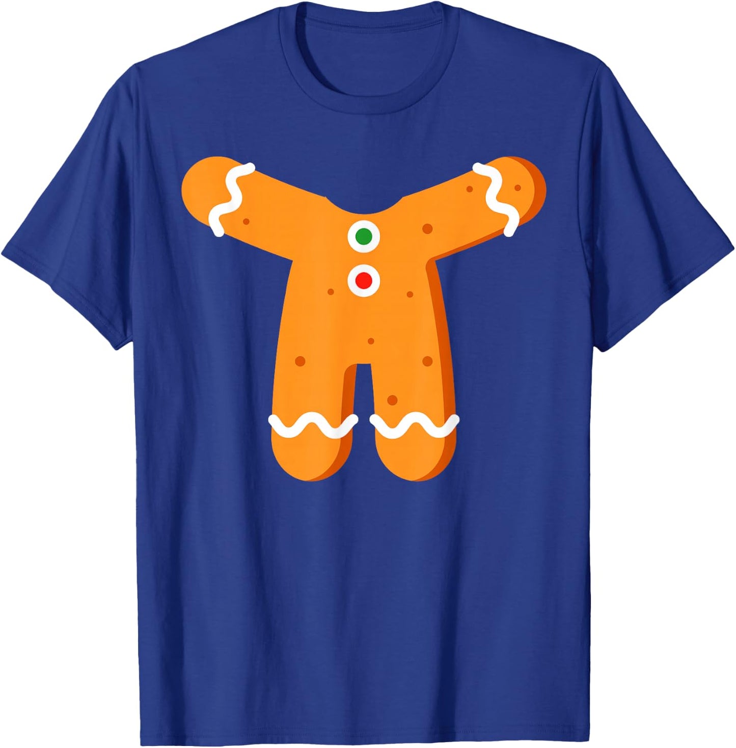 Gingerbread Men Boys Body Costume Halloween or Christmas T-Shirt - T-Shirt | Royal