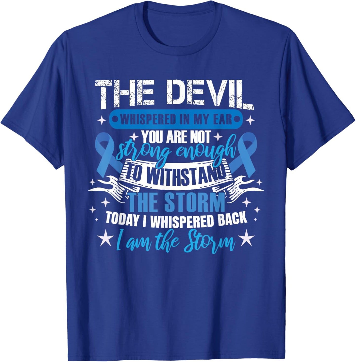 Colon Cancer Warrior T-Shirt - T-Shirt | Royal