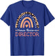 Human Resources Director Leopard Rainbow Appreciation T-Shirt - T-Shirt | Royal