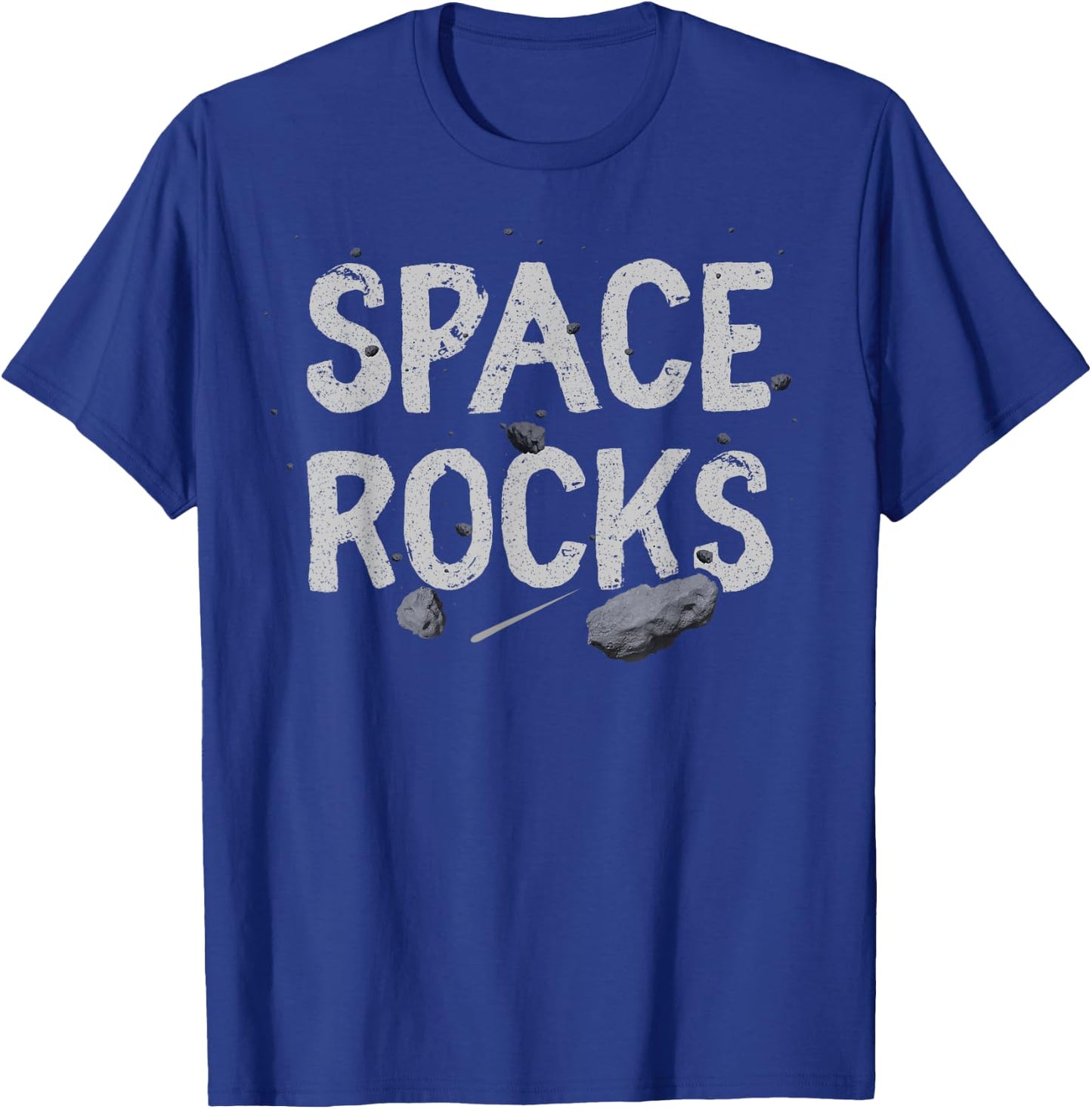 Space Rocks asteroid meteor shower cool space lover design T-Shirt - T-Shirt | Royal