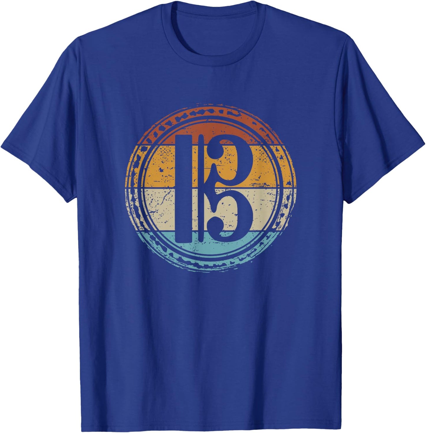 Alto Clef Viola Player Violist T-Shirt - T-Shirt | Royal