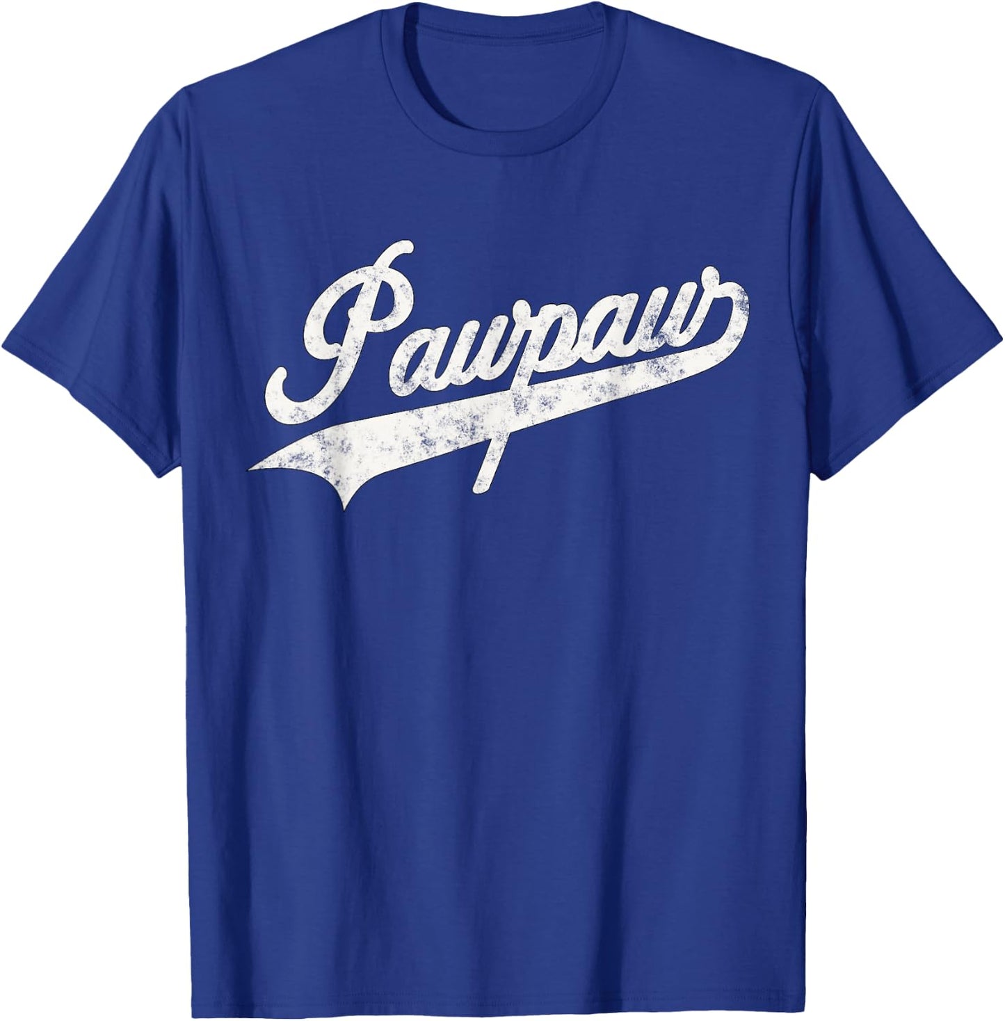 Pawpaw Vintage Retro Style Father’s day Gift Dad Grandpa T-Shirt - T-Shirt | Royal