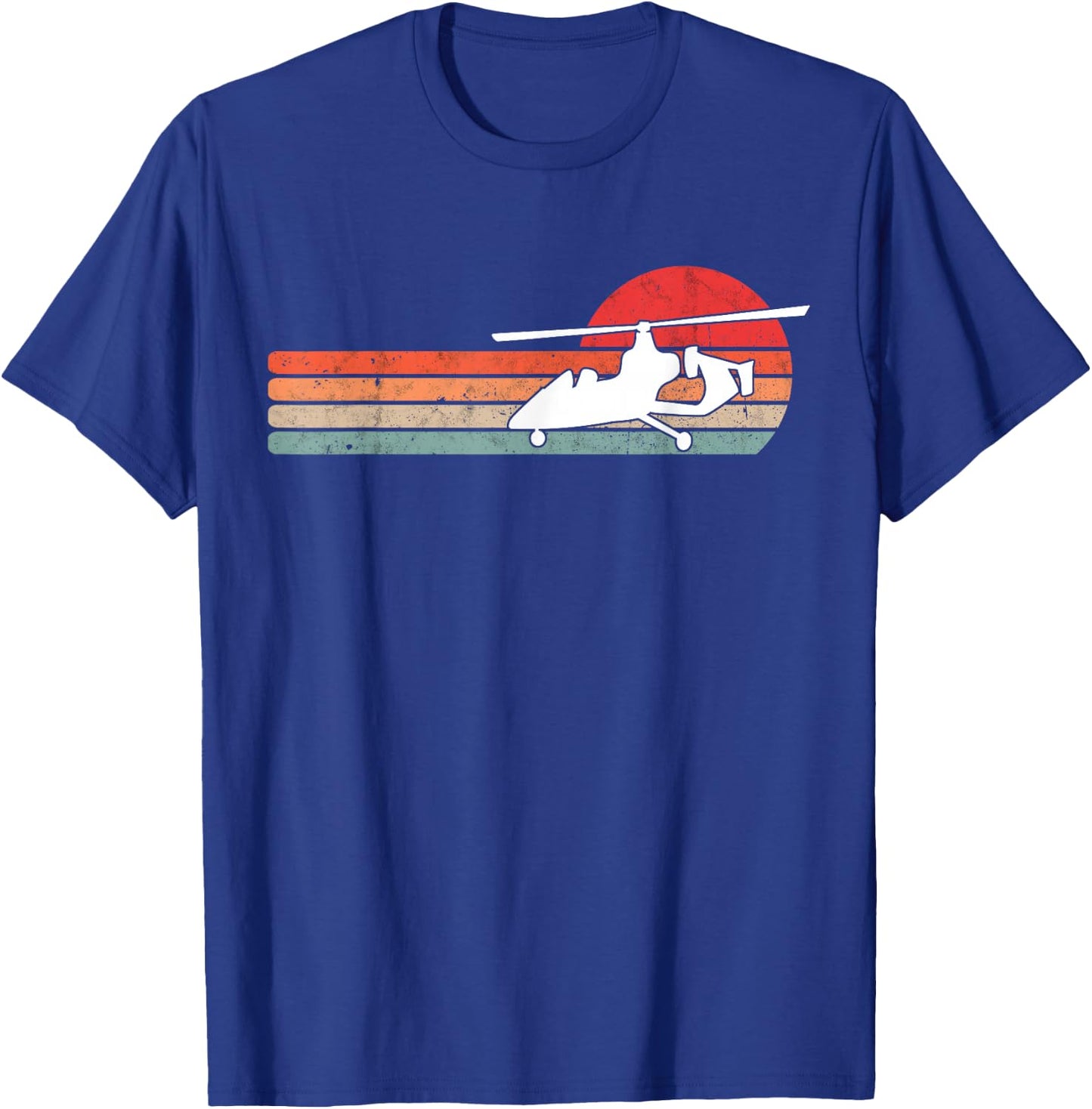 Gyrocopter Retro Autogyro Vintage T-Shirt - T-Shirt | Royal