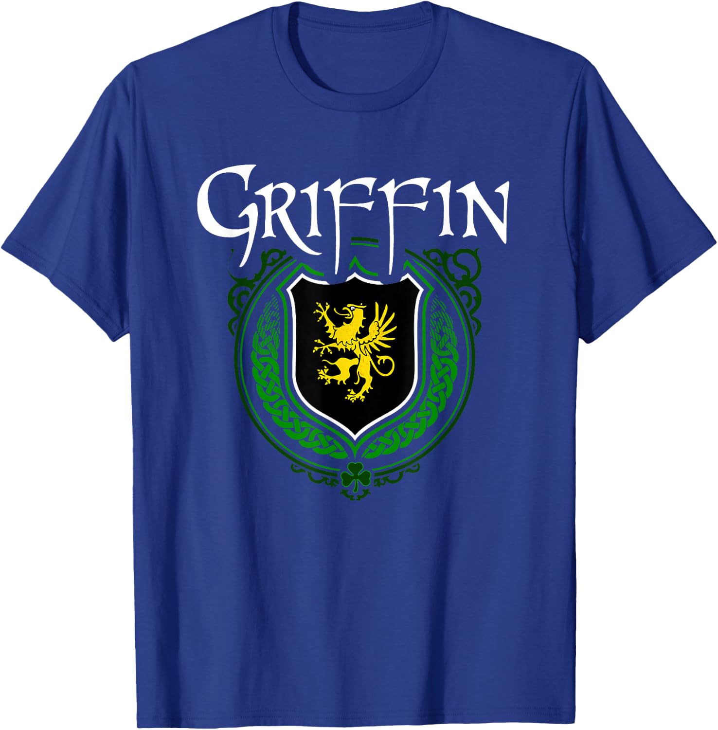 Griffin Surname Irish Clan Tartan Badge Ireland T-Shirt - T-Shirt | Royal