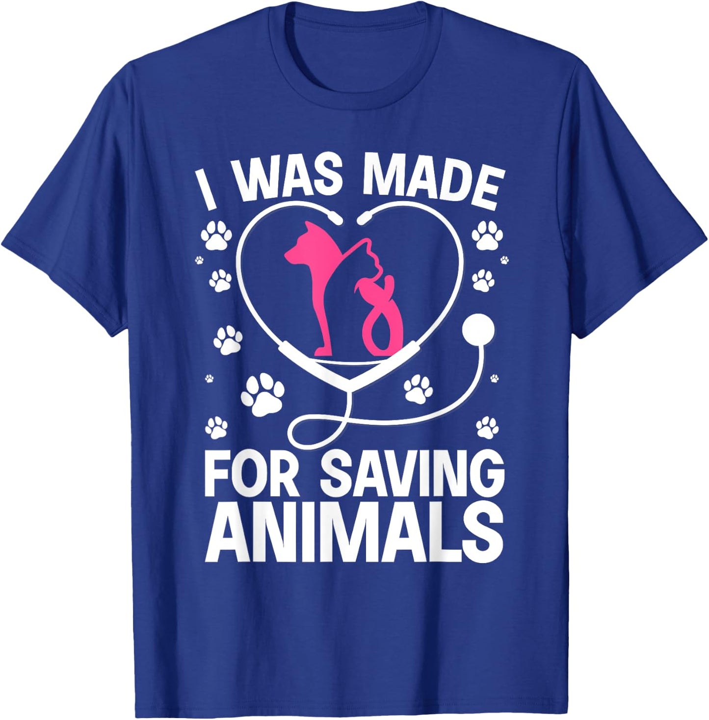 Funny Veterinary Design Women Veterinarian Vet Tech T-Shirt - T-Shirt | Royal