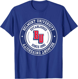 Belmont Bruins | Official NCAA Merch | NCAFBEL02 T-Shirt - T-Shirt | Royal