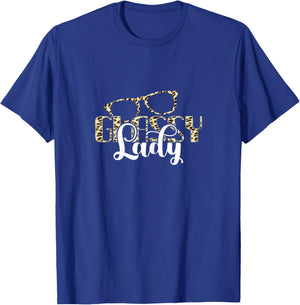 Glassy Lady Eye Glasses Eye Care Optician Optometrist T-Shirt - T-Shirt | Royal