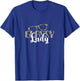 Glassy Lady Eye Glasses Eye Care Optician Optometrist T-Shirt - T-Shirt | Royal
