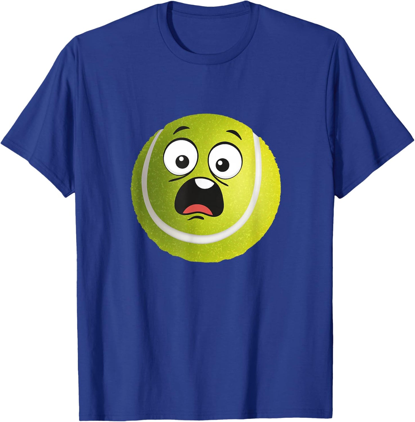Sad Tennis Ball - Racket Sports Tournament T-Shirt - T-Shirt | Royal