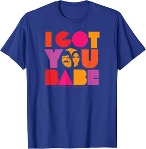 Sonny & Cher - I Got You Babe T-Shirt - T-Shirt | Royal