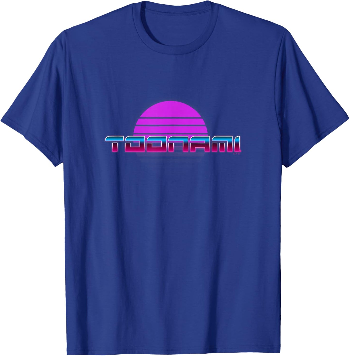 Toonami Retro Shutter Sun Neon Logo T-Shirt - T-Shirt | Royal